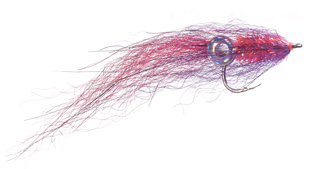 Fly of the Month Club-Red Can Squid Saltwater Fly
