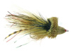 Diving Minnow Deerhair Bass Fly <br /> #4 - Perch